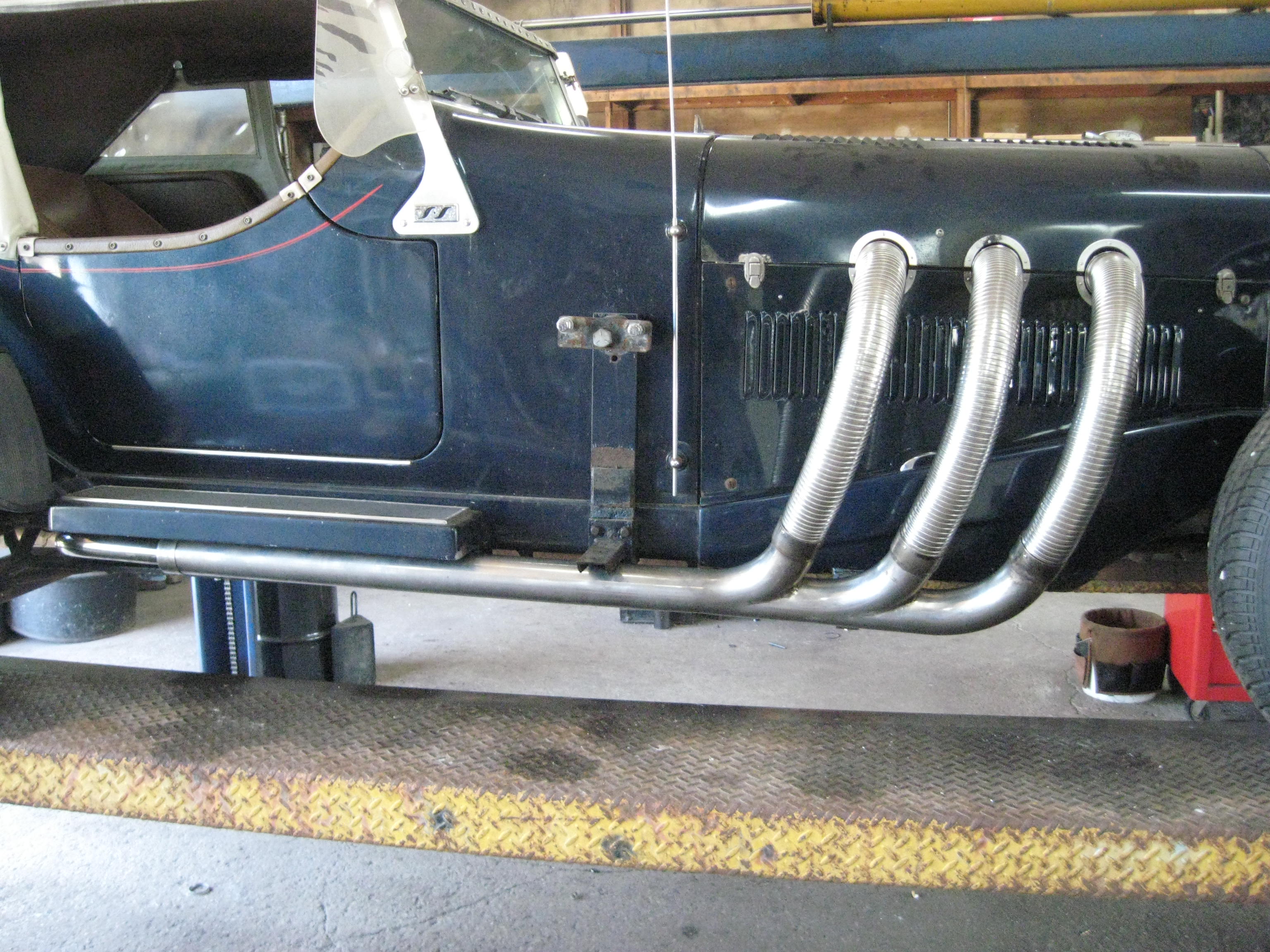 Automotive Exhaust Specialists work